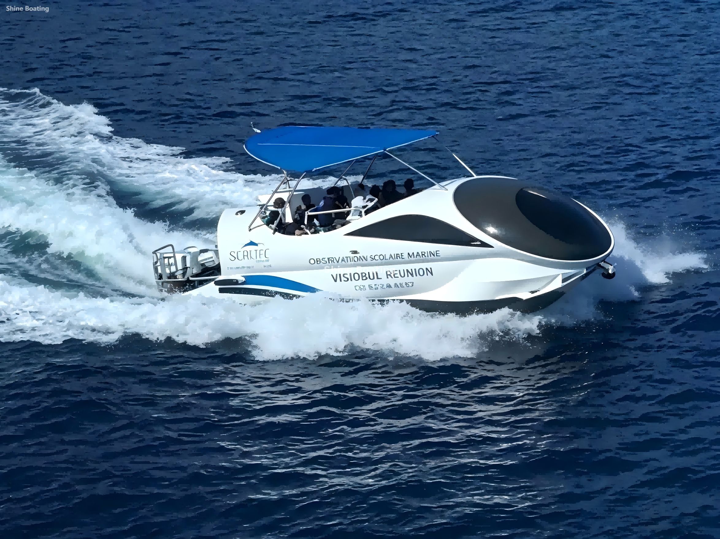 12m Semi-Submersible FRP Sightseeing Boat (4) Barco turístico FRP semisumergible de 12 m (4)