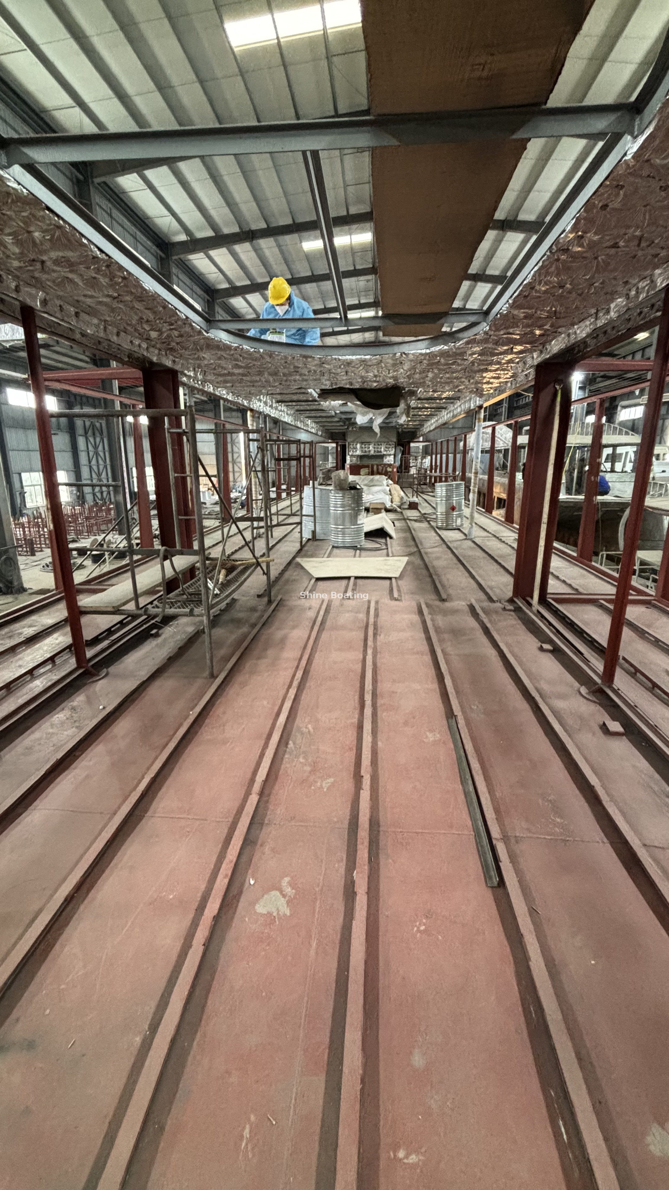 Cubierta principal de barco el&eacute;ctrico de 40 metros (3)