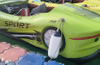 Un jet carro-verde