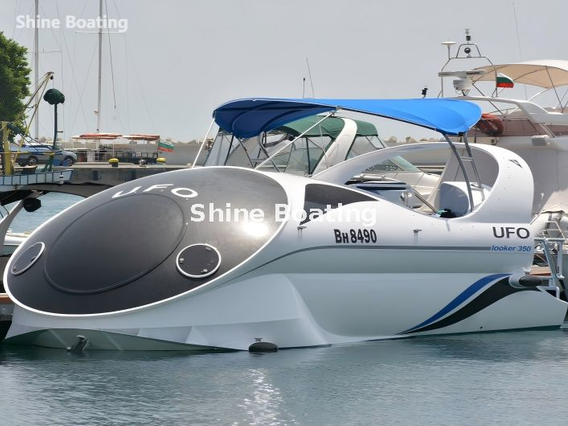 Barco turístico semisumergible de FRP de 12 m