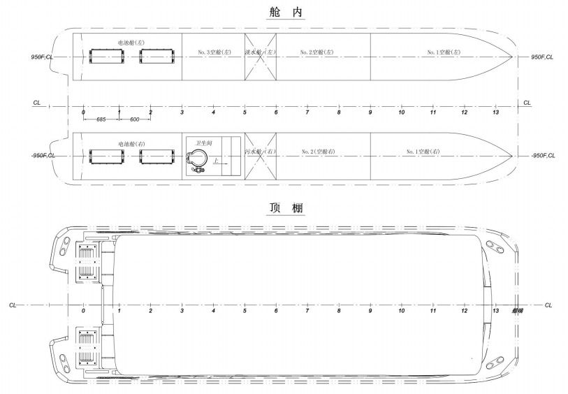 Barco tur&iacute;stico el&eacute;ctrico de 9 m (barco pont&oacute;n) (5)